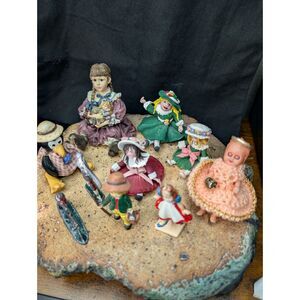 Vintage Handmade Figurine Lot – Showcase Variety & Charm